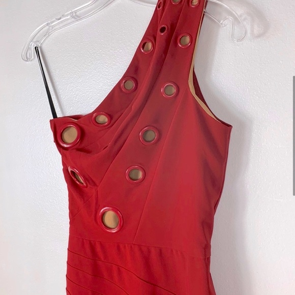Michael Costello x REVOLVE Midi Dress in Red Size XS - Picture 4 of 7